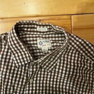 Mens J.Crew gingham shirt